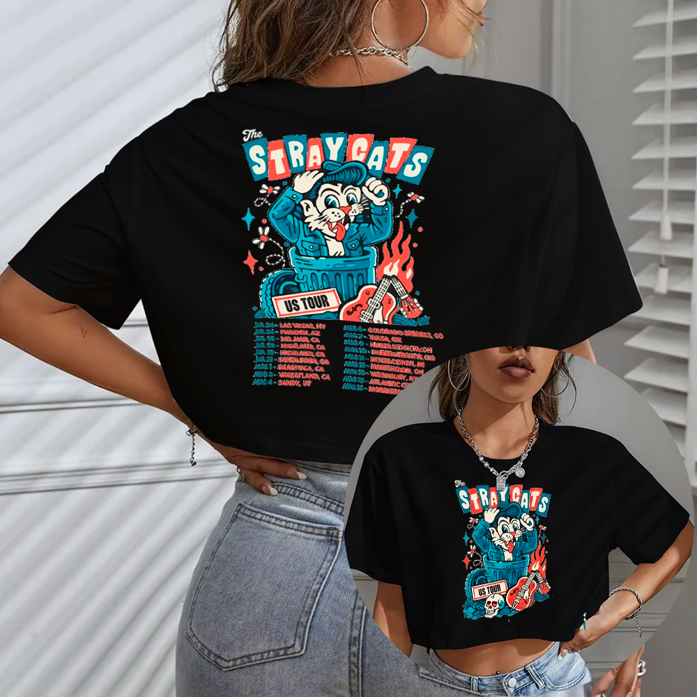 Camiseta Cropped Regata Machao Stray Kids Cats OVERSIZED Kpop Algodão Unissex Streetwear Presente Fã SKZ