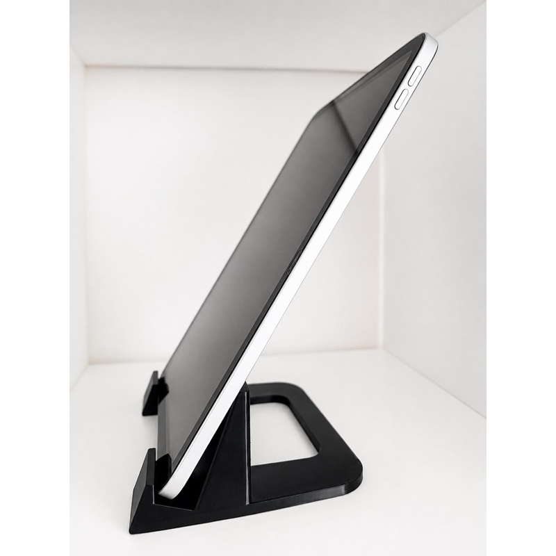 Suporte para Tablet e iPad minimalista Base de Mesa Antiderrapante Porta Tablet Celular 3D mesa e escritorio