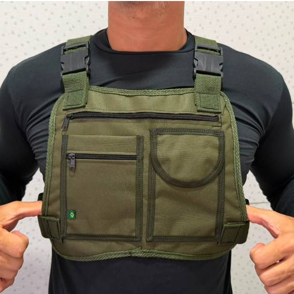 Colete Peitoral Motoqueiro motouber Impermeável Antifurto Masculina para Moto Viagem Dia a Dia