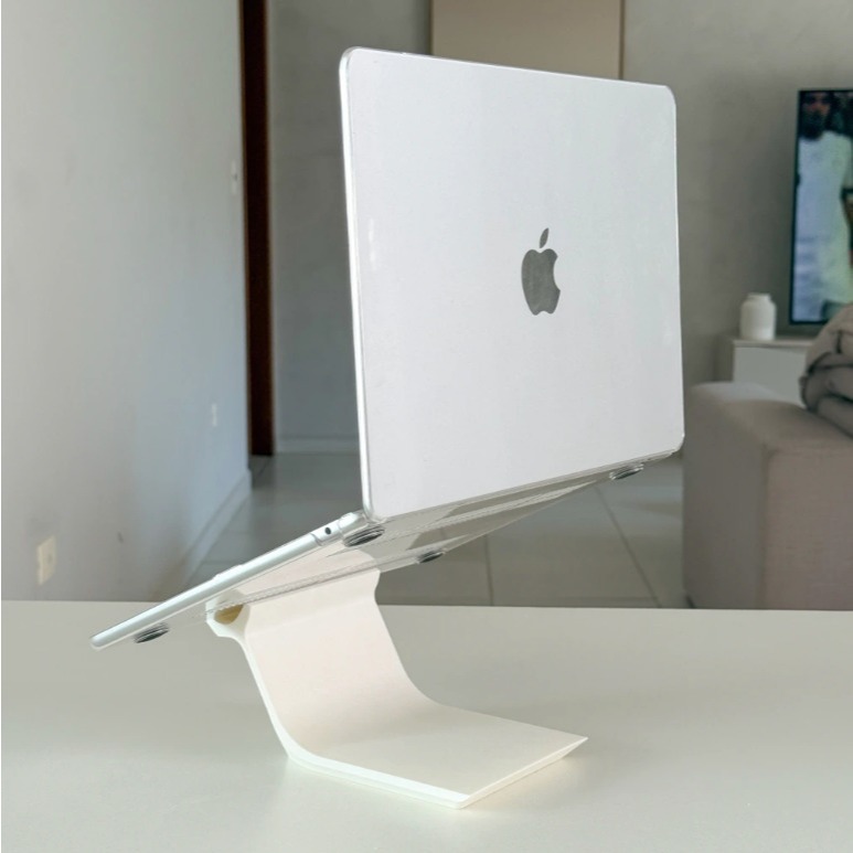 Suporte Notebook Laptop Compacto Base leve ergonômico ajustável ventilado
