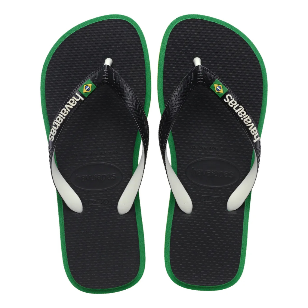 Chinelo Havaianas Brasil Twist Preto Original