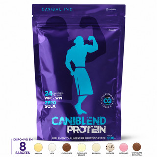 Whey Protein Blend Caniblend Canibal 900g 24g Proteína WPC WPI