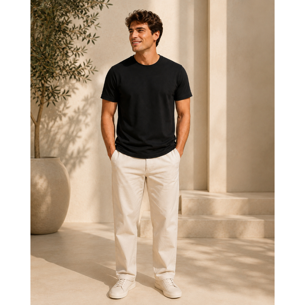 Camiseta Básica Unissex Lisa Slim 100% algodão penteado 30.1 dia a dia sem estampa camisa Casual manga curta
