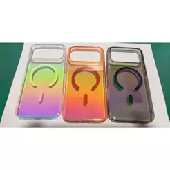 Capa Capinha Holográfica com Glitter Compatível IPhone 17 Pro Max