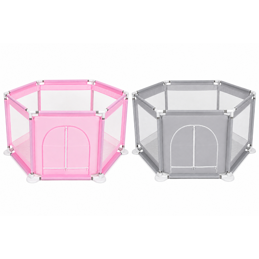 Cercadinho Infantil Hexagonal Desmontável Para Bebês Chiqueirinho