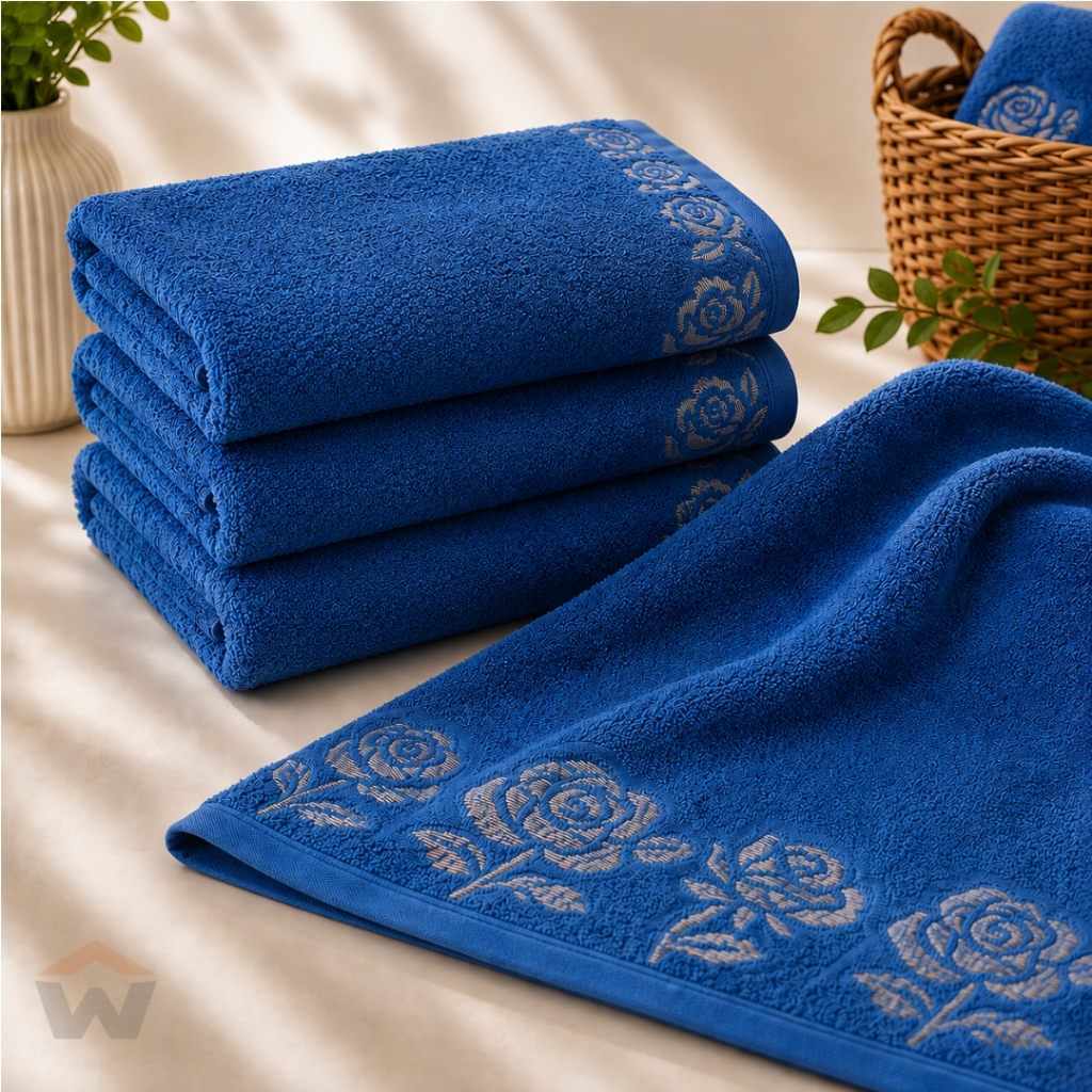 Toalha de Banho Grande Monique Premium Macia Gigante Alta Absorção 100% Algodão 75x150 Diversas Cores