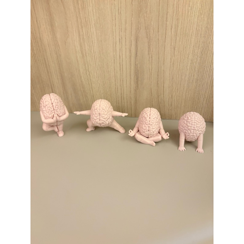 Cerebro Ioga Kit Modelos Cérebro com Poses de Ioga - Decoração Mindfulness