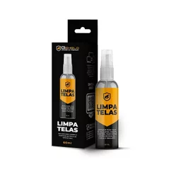 Gshield Kit Spray Limpa Telas Bactericida Grip Clean 60ml com Flanela de Microfibra para Limpeza de Telas e Eletrônicos