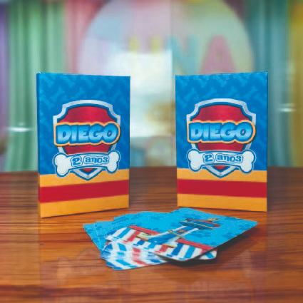 Jogo da Memória Personalizado Patrulha Canina Lembrancinha Kit Festa