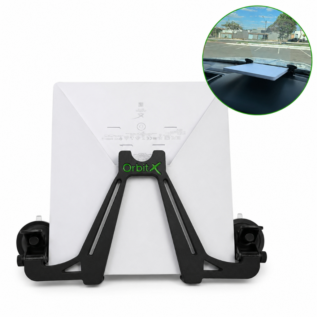 Suporte Starlink Mini Veicular Ventosa Slim Para Painel e Para-brisa