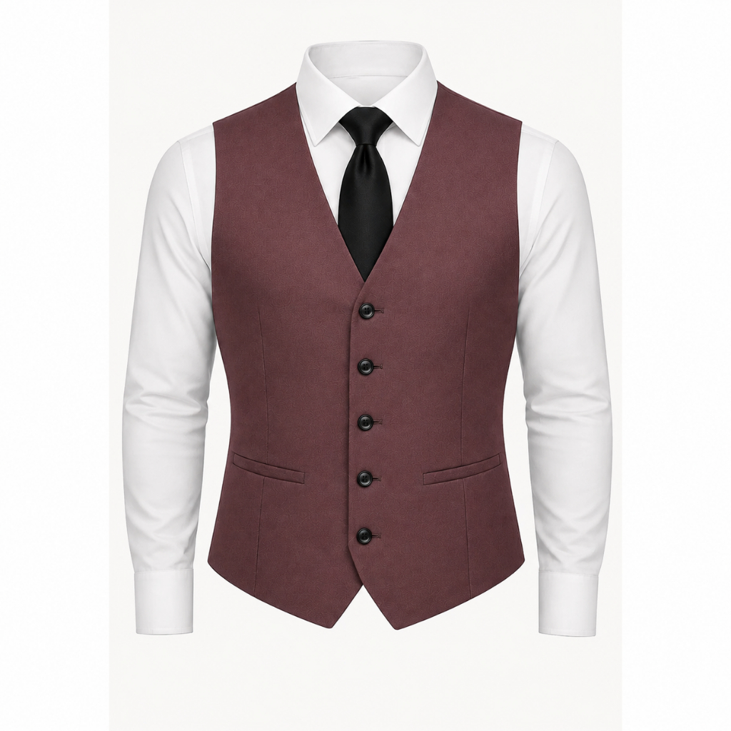 Colete Social Masculino Elegante Slim Fit P/ Casamento Formatura