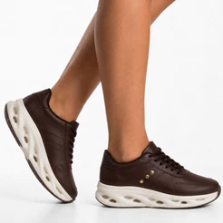 Tênis Feminino Chunky Modare Sapato Casual Sola Alta Caminhada Lançamento Feminino Conforto E Estilo