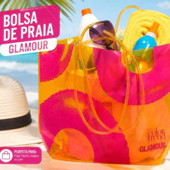 Bolsa de Praia Glamour Color Trend – PVC Impermeável