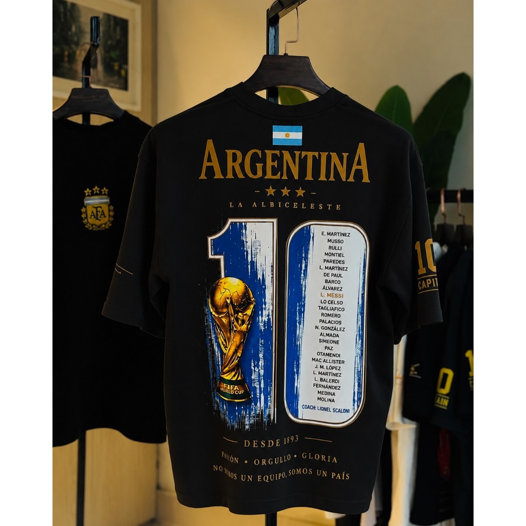 🔥🇦🇷 CAMISETA ARGENTINA – PAIXÃO DE CAMPEÃO! 🏆