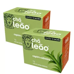 Kit 2un Chá Cidreira Leão 15 Sachês