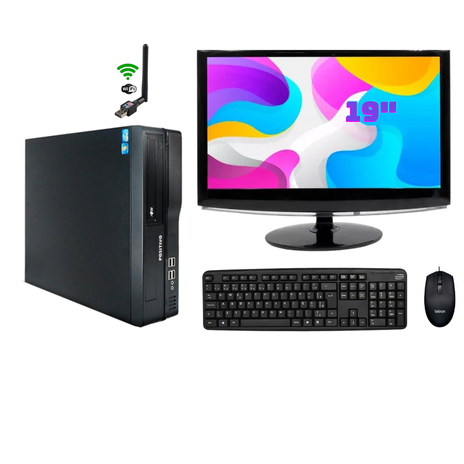 Computador Completo Intel Core i5 de 2ª Geração 8gb Ram Ddr3 500gb hd Tela 19" T
