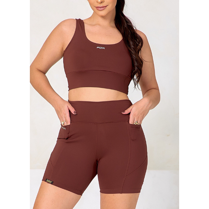 Conjunto De Academia Top & Shots Legging Feminino Fitness Fresh Caminhada Corrida Academia Veste 34-48  P ao GG