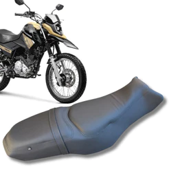 Capa Com Espuma Confortável Viagem Para Banco Moto Crosser 150