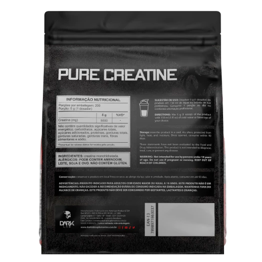 Creatina Monohidratada 1kg Refil Dark Lab — foto 5