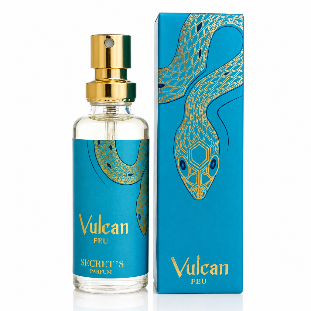 Perfume Árabe Vulcan Feu Secret's Parfum 15ml - Fragrância Marcante, Elegante,  Alta Fixação