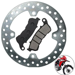 Kit Disco Freio Dianteiro + Pastilhas Dianteiras Honda XRE 300 2010 a 2023