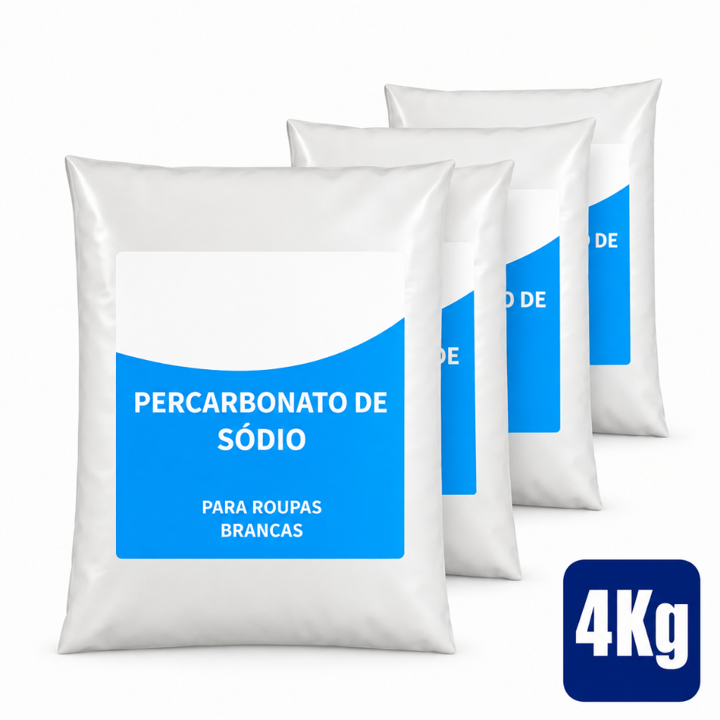 Percarbonato de Sódio Original Limpeza Remove Manchas Desinfeta e Clareia Roupas Brancas