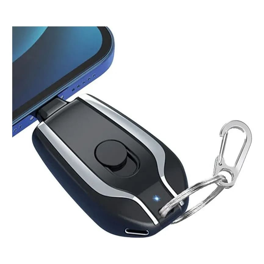 Carregador Portátil Chaveiro Compacto 1500mAh para Celular