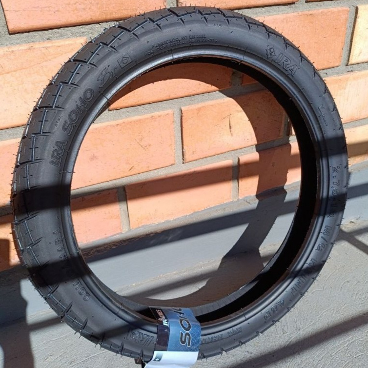 PNEU DIANTEIRO MOTO IRA SOHO 2.75-18 CG 125/150/160 FLASH 150 DS 150 TURUNA Shineray Work 125
