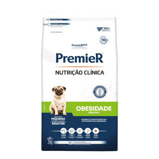 Ração Nutrição Clínica Obesidade Cães Adultos Pequeno Porte 2kg Premier