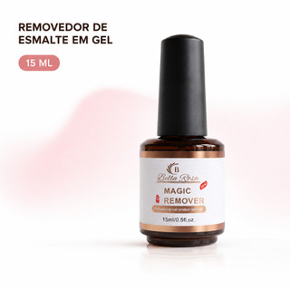 Removedor de Esmalte em Gel Magic Remover Bella Rosa 15Ml