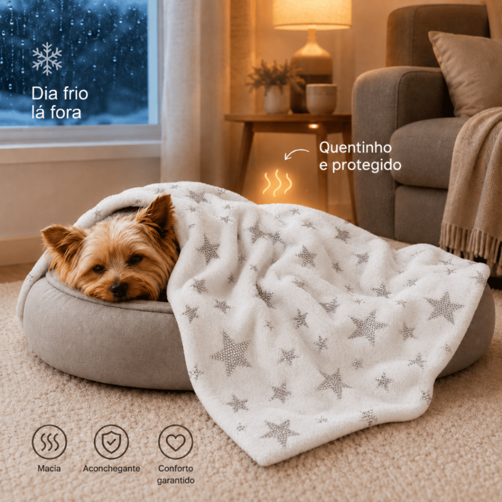 Manta Mantinha Pet Cobertor Cães Gato Soft Peluciado Bebê Cobertinha Cachorro