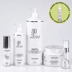 Kit Tratamento Pós Química Anti Frizz Intensivo Premium II + Brinde