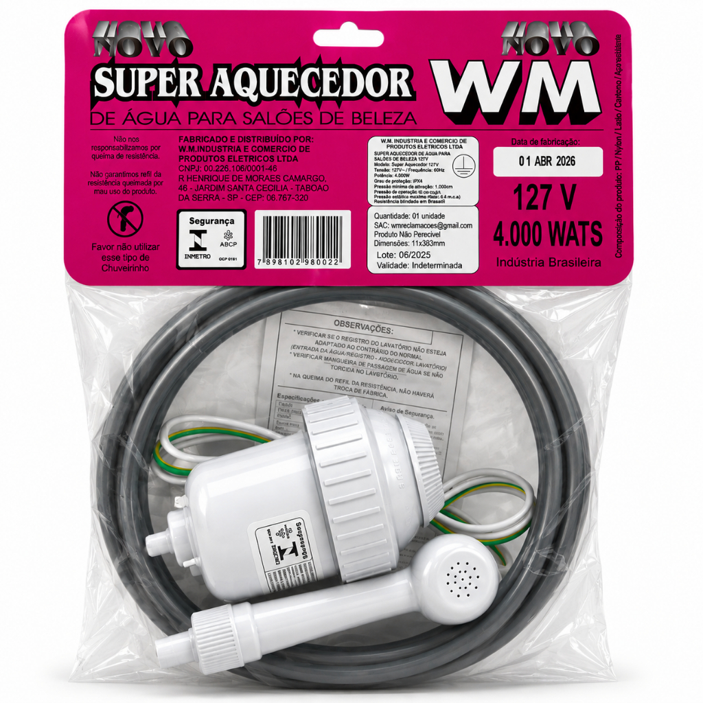 Aquecedor WM Para Lavatório Pet Shop Salão de Beleza 110v
