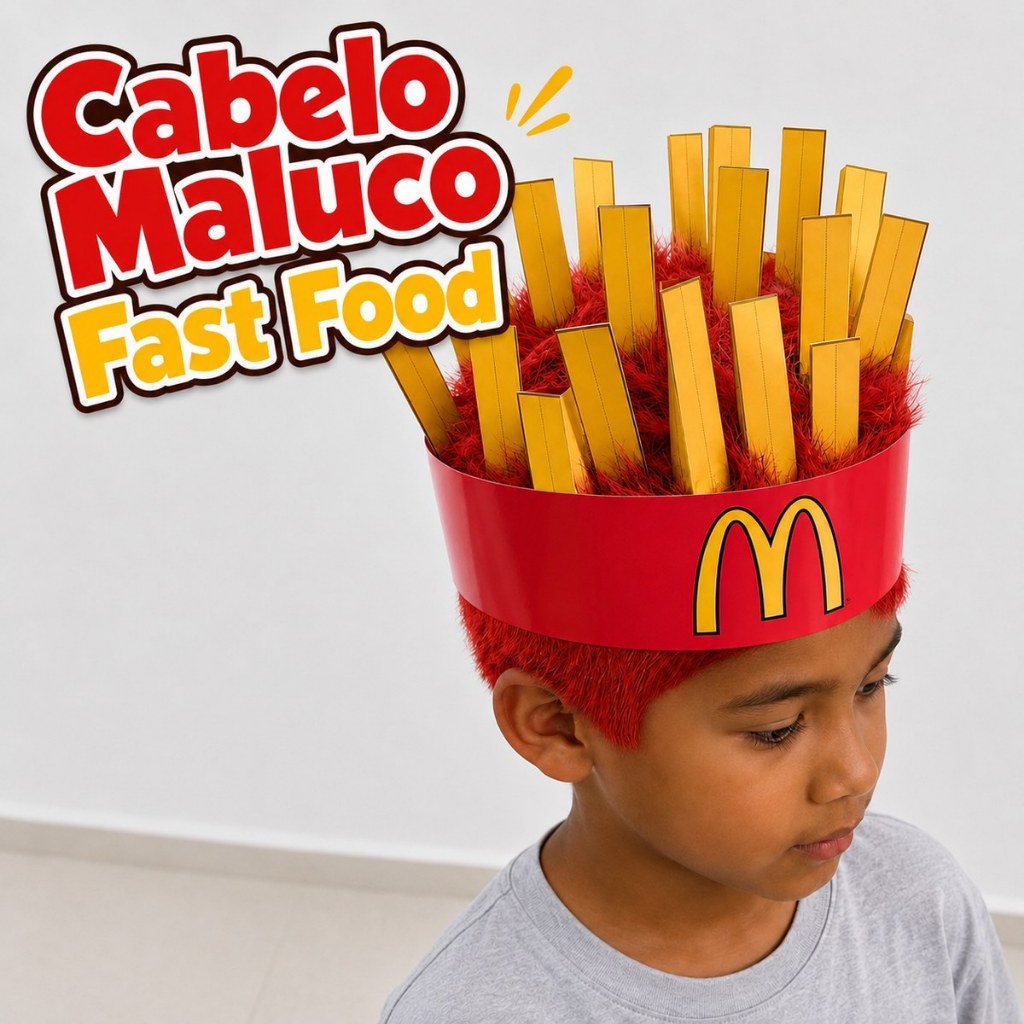 Cabelo Maluco Fast Food - Festa escolar - Dia das crianças