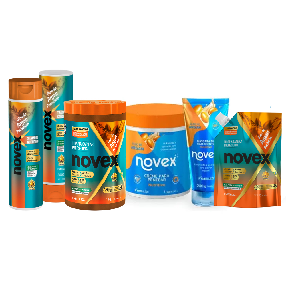 Kit Novex Óleo de Argan Família Completa