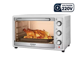 Forno Elétrico Mondial FRN-52-WI 52 Litros 220V 1800W Inox Famíly Grill
