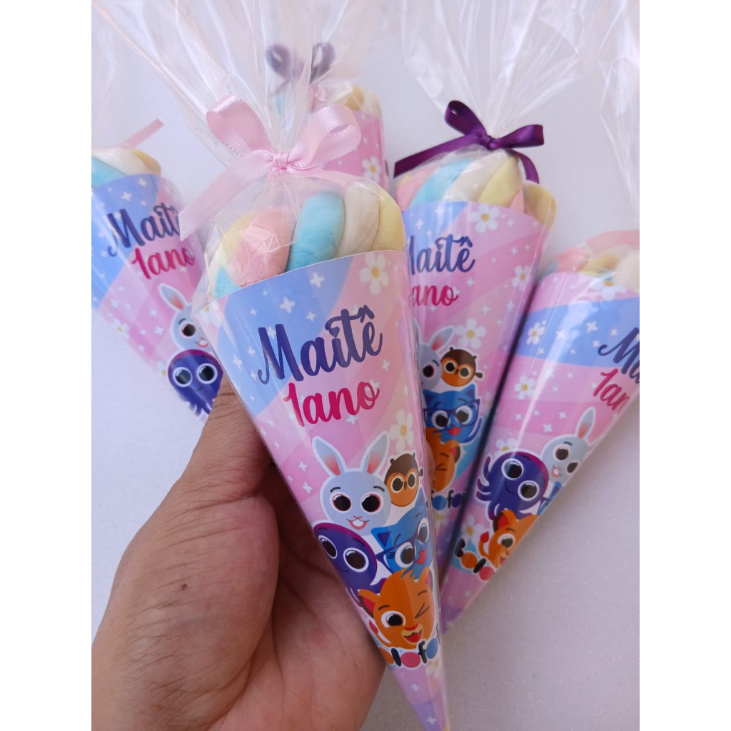 Lembrancinhas personalizadas tema Bolofofos menina - Lembrancinhas de aniversário Bolofofos Menina