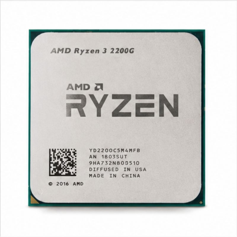 Processador AMD Ryzen 3 2200G e Pasta Térmica 3.5 GHz Gráficos Radeon Vega 8 Am4