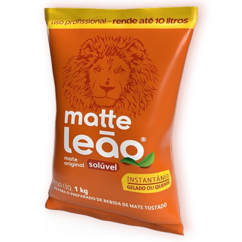 Chá Leão Solúvel Sabor Matte Original 1Kg Adoçado