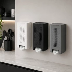 Organizador De Sacolas De Parede Linha Flow Cozinha