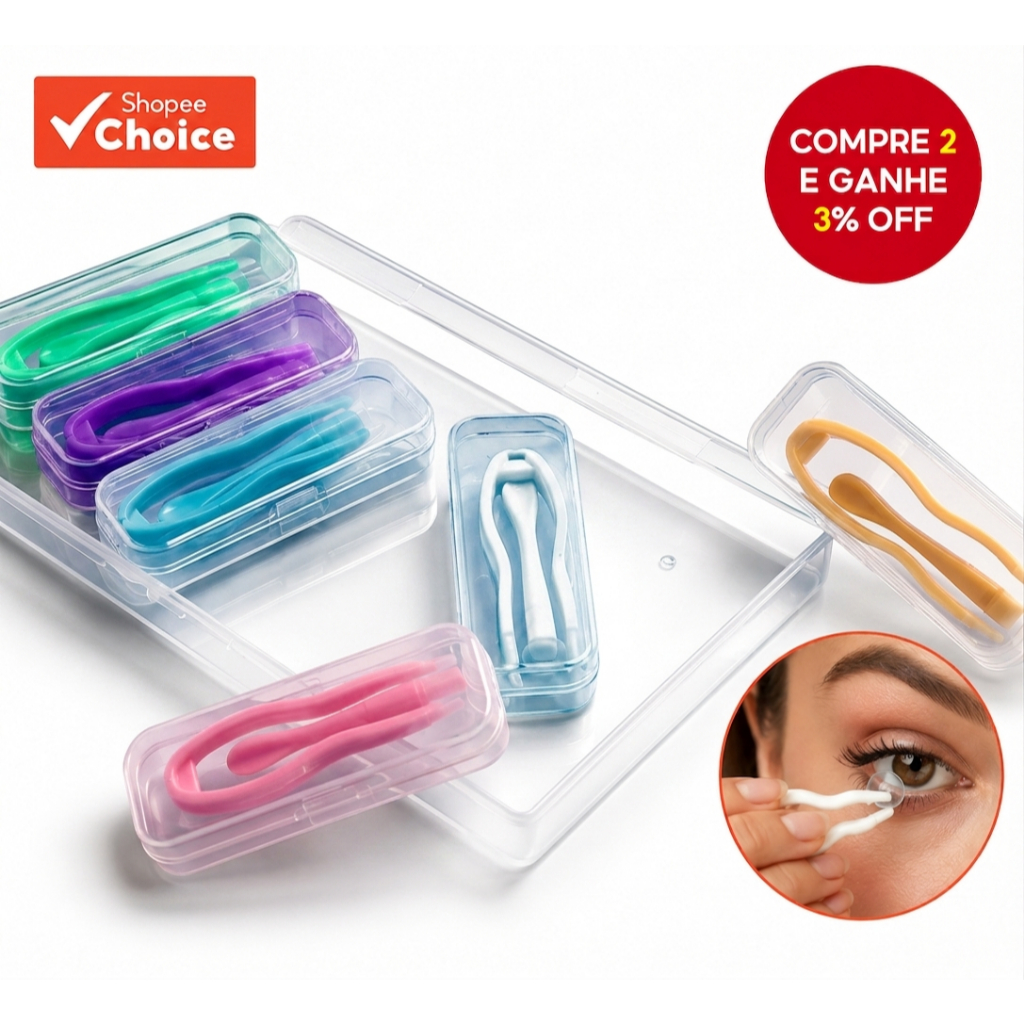 kit Conjunto De Ferramentas Para Lentes De Contato Portátil Removedor De Inserção Com Pinça De Ponta Macia
