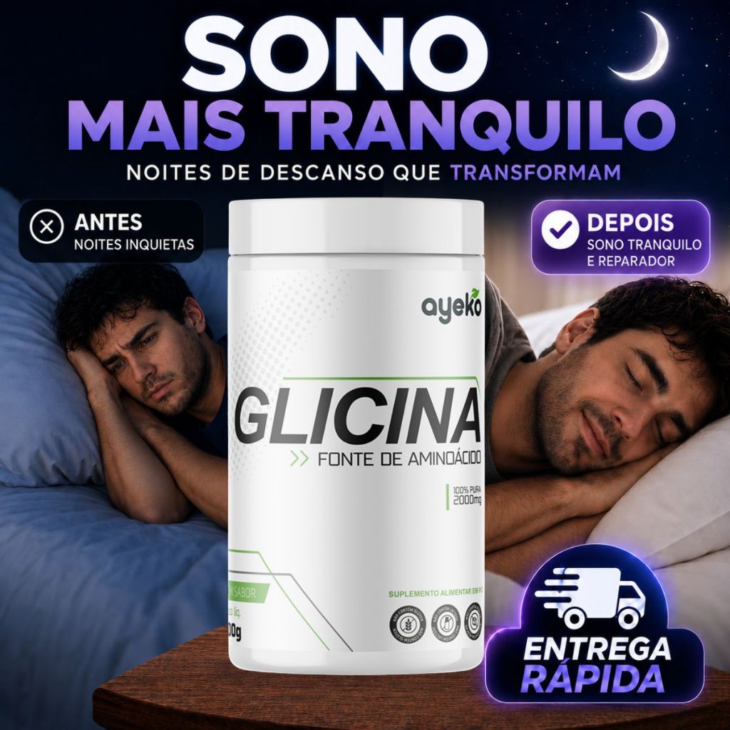 Glicina 100% Pura em Pó 500g - Ayeko