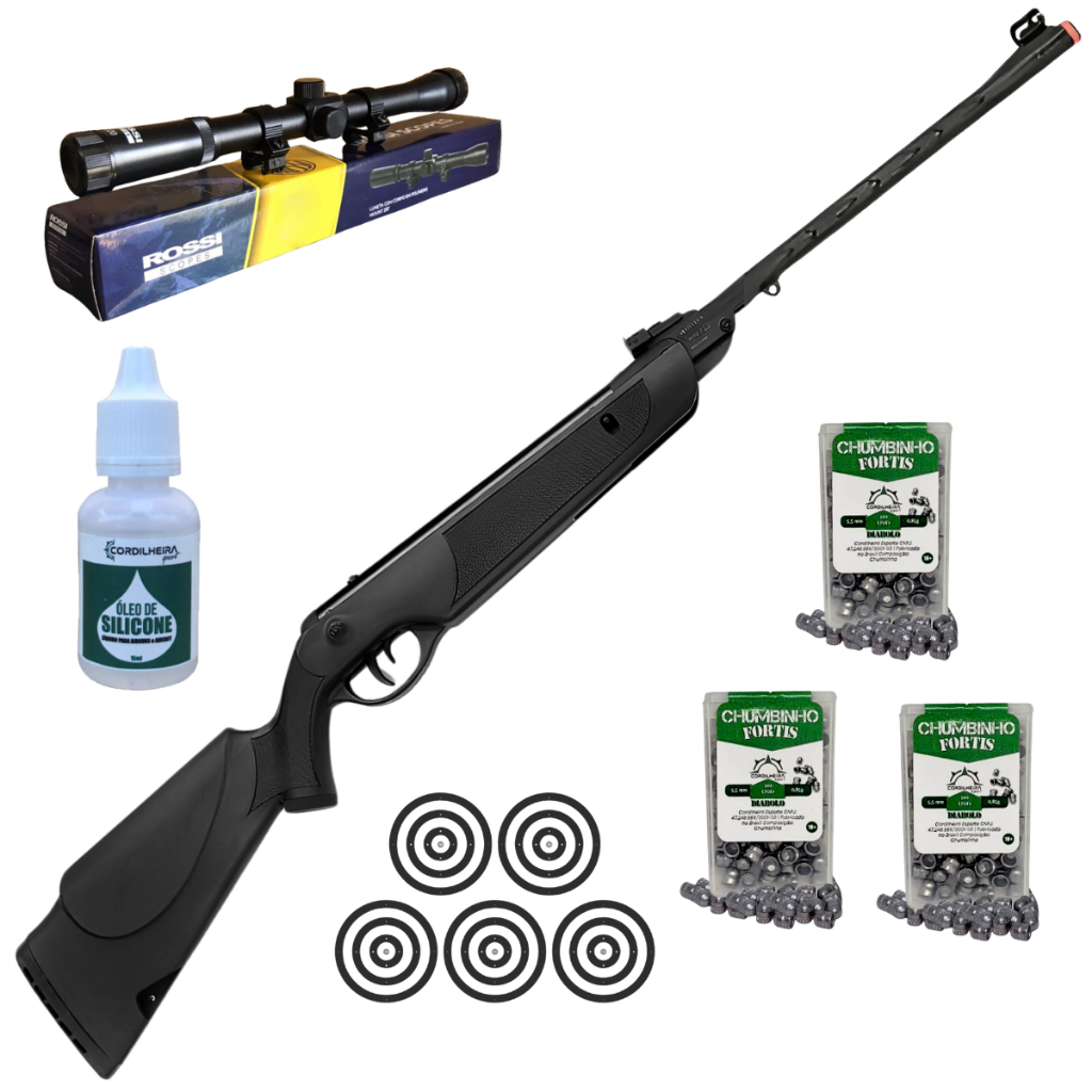 Carabina de Pressão Dione Sport Mola Polímero Rossi 5,5mm + Escolha sua variação ideal · foto 2