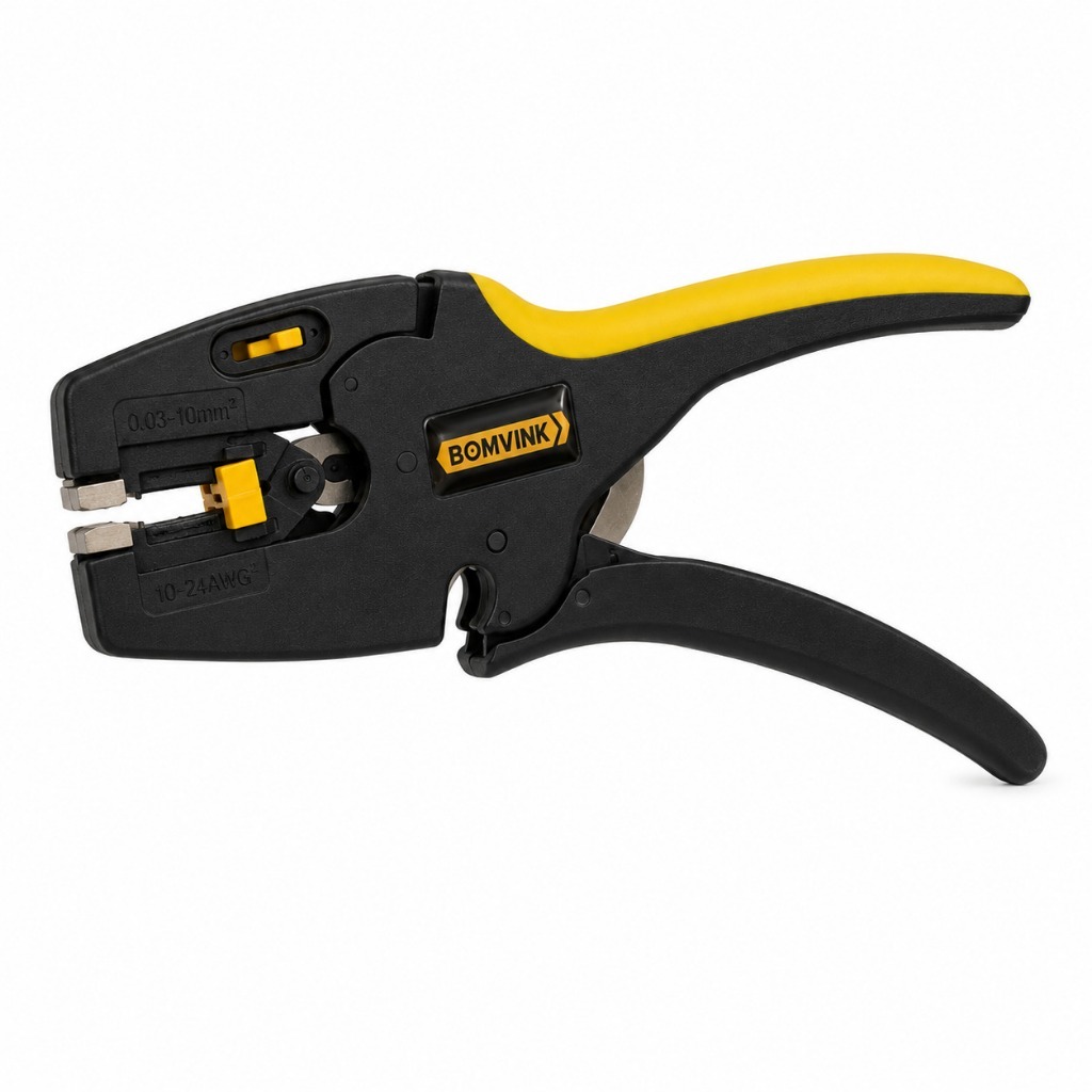Alicate Decapador Desencapador Automático BOMVINK 0,03 a 10 mm² com Cortador