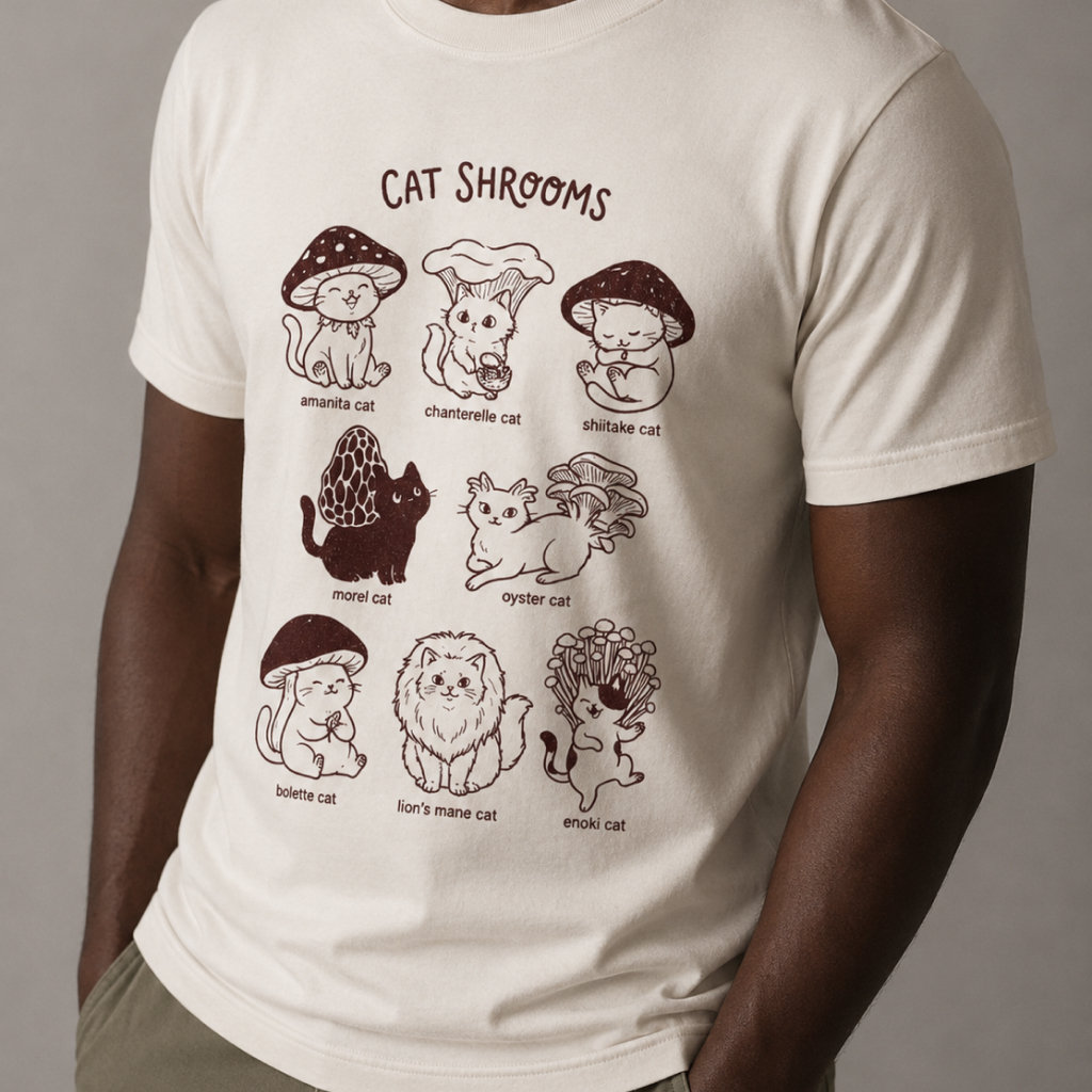 Camiseta CAT SHROOMS