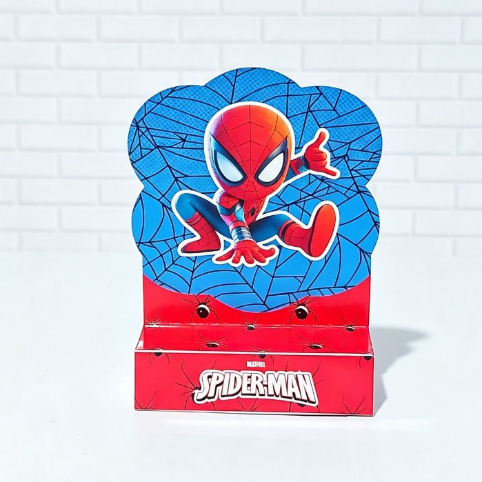 Homem Aranha - Porta Bis Duplo Personalizado/PEGUE e MONTE/Aniversario/Lembrancinha/Festa