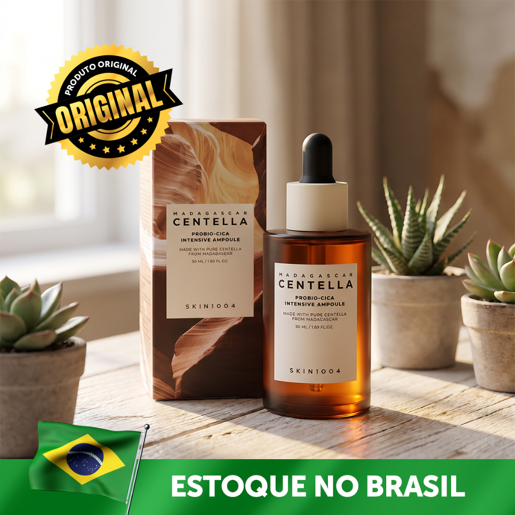 SKIN1004 Madagascar Centella Probio-Cica Intensive Ampoule 95ml Sérum Facial Coreano Calmante Anti-acne Pele