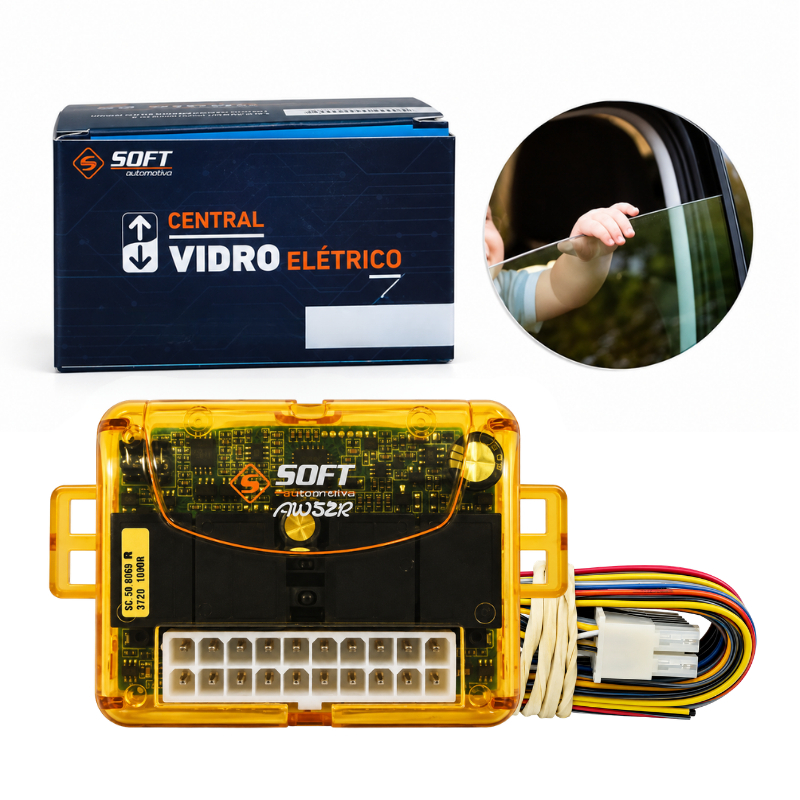 Módulo Vidro Elétrico Antiesmagamento Renault AA520003