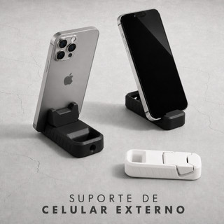 Suporte Para Celular Mesa Flexível Dobrável Compacto Resistente Chaveiro a Prova De Agua Smartphone