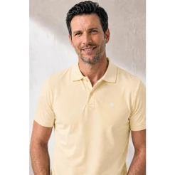Polo Piquet Lisa Premium Polo Wear Bege Claro